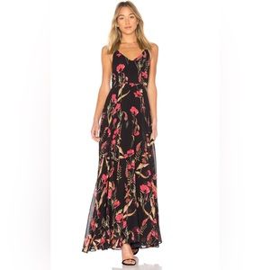 Yumi Kim Peace and Love Maxi Dress in Ruby Romance size S